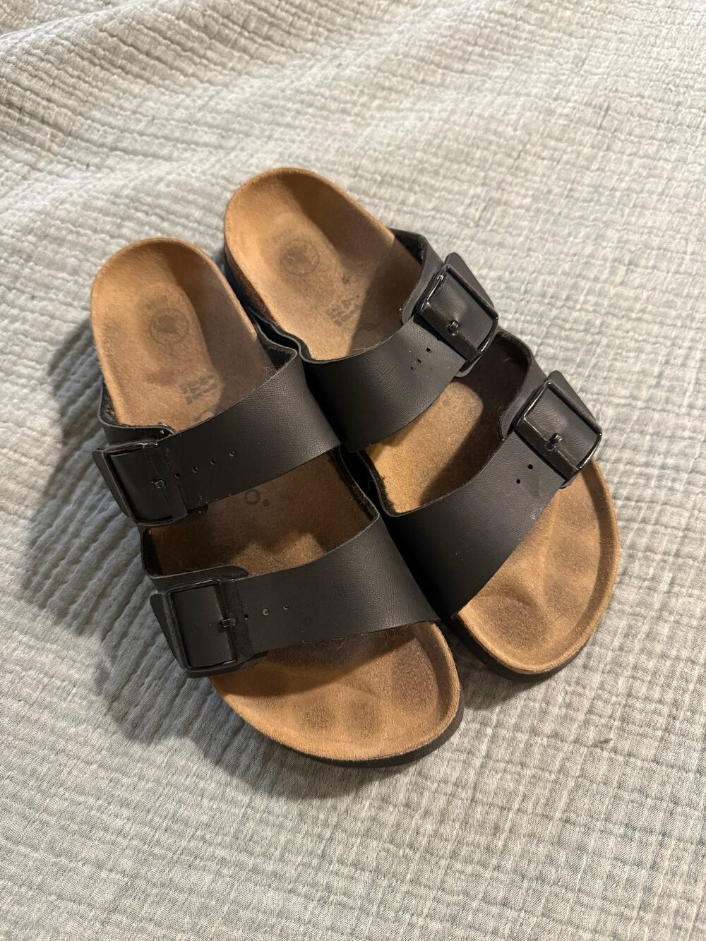 Birkenstock Papillio Arizona Flex Platform Sandals Size 41 US 10 Black